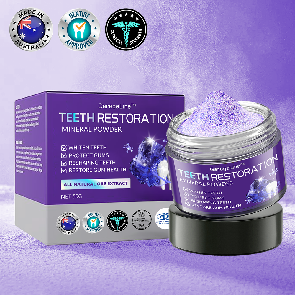 GarageLine™ (ADA recommended)TeethRestoration Mineral Powder(😁New Year's Day Limited Time Offer😁)