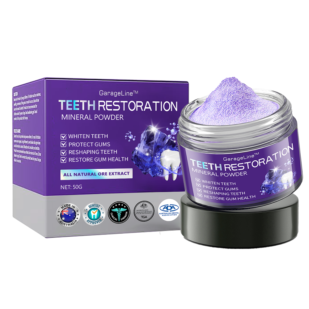 GarageLine™ (ADA recommended)TeethRestoration Mineral Powder(😁New Year's Day Limited Time Offer😁)